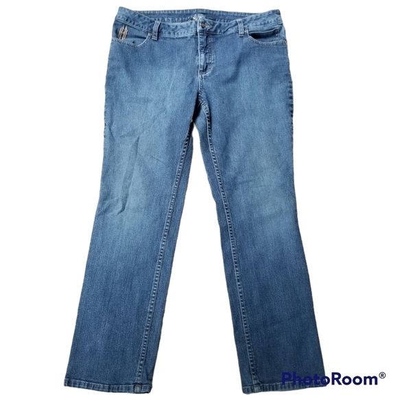 Harley-Davidson Denim - Harley Davidson sz 14 Petite straight leg jeans